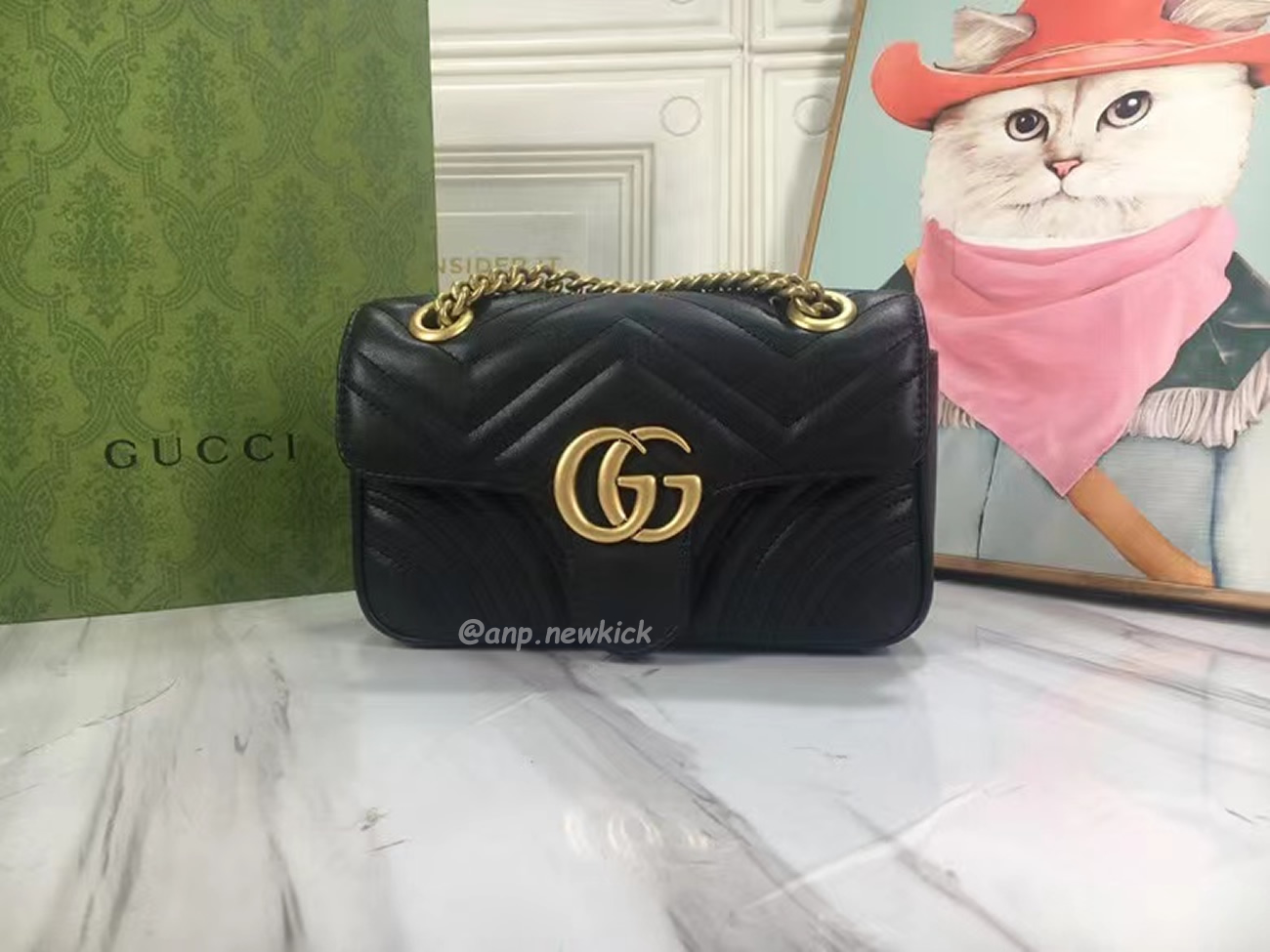 Gucci Gg Marmont Mini Shoulder Bag (6) - newkick.cc